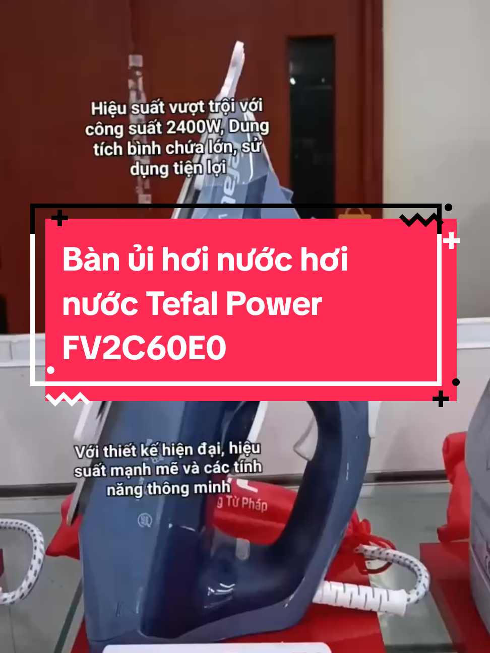 Bàn ủi hơi nước hơi nước Tefal Power FV2C60E0 #banla #tefal #diengiadung #review #xuhuong 