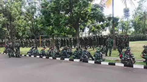 persiapan untuk pelantikan besok #yonifpararaider328  #tamtama  #pelantikantamtama2025  #ciledong 