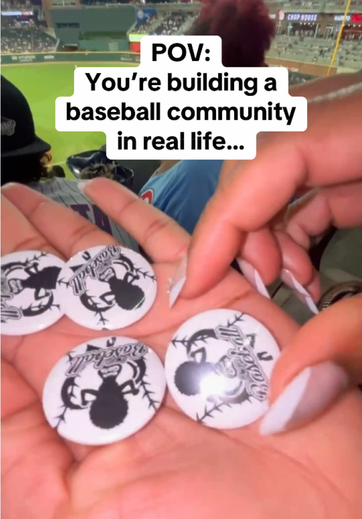 Not just here on TikTok, I love yall irl too 🥹 Welcome to BGLB 🫶🏾⚾️  #blackgirlslovebaseball #MLB #baseball #community #women  🎟️ @SeatGeek - use code “BGLB” 🧢@Baseballism Inc. - use code “BGLB”