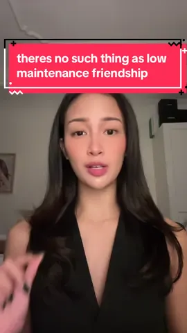 feel free to disagree ya. for me, there’s no such thing as “low maintenance friendship”. low maintenance friendship tuh kayak bahasa halus untuk acquaintance lo🙂 #selflove #friendship #lowmaintenancefriendship #selfdevelopment #relationshipcoach 