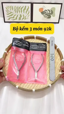 Bộ Kềm 3 món làm móng cắt da miễn ship #taphoacomon #kemcatda #kemcatmong #kemlammong #kempana 