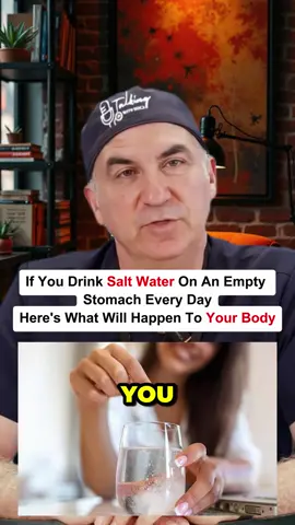 If you drink salt water on an empty stomach every day, here's what will happen to your body #saltwater #health #healthy #healthtips #fyp 