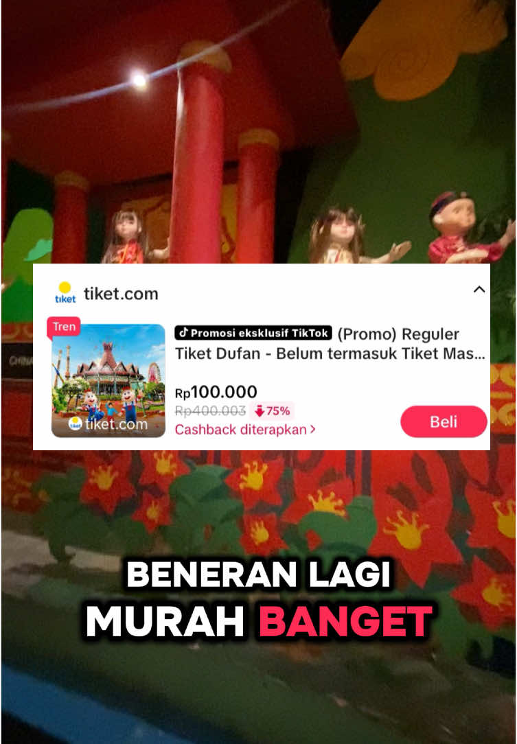 KE DUFAN CUMA 100rb‼️ #jelajahatraksiakhirpekan #dufanancol #dufanancoljakarta #wahanadufan 