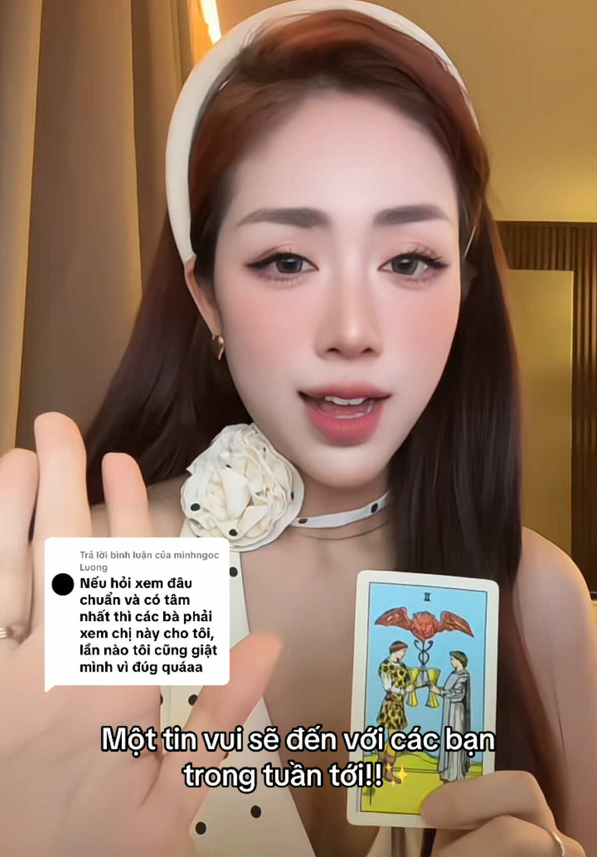 Trả lời @minhngoc Luong tin vui nào sẽ đến với bạn trong tuần tới #tarot #manifest #xuhuongtiktok #virał #xuhướng 