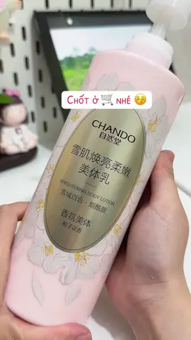 Xài hết chai này da không mịn màng, phát sáng lên mới lạ đó 😘😘😘 #chando #duongda #viral #fyp #reviewlamdep 