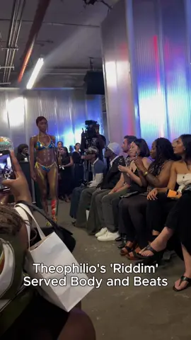 In a late-night affair in Bushwick, @Theophilio’s ‘Riddim’ collection was giving BODY (with bright colors and bouncing beats) Video: Hypebae #theophilio #catwalk #NYFW #TikTokFashion #hypebae 