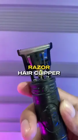 Razor Hair Clipper! 100k+ sold sa sobrang ganda at affordable pa! 🫣👌🏼  #razor #hairclipper #rechargeablerazor #hairtrimmer #clippers 