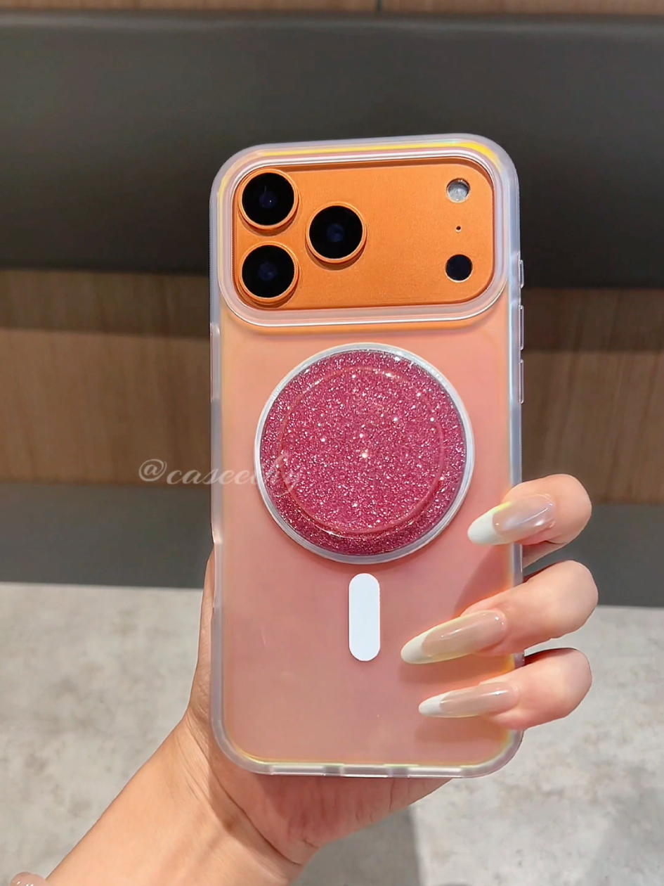 Definitely need that! ✨️it cute and tready😭and its grip functionality🧡#magneticphoneholder #phoneaccessories #tiktokshoprestock #iphone17 #iphone17promax #fyp hh 