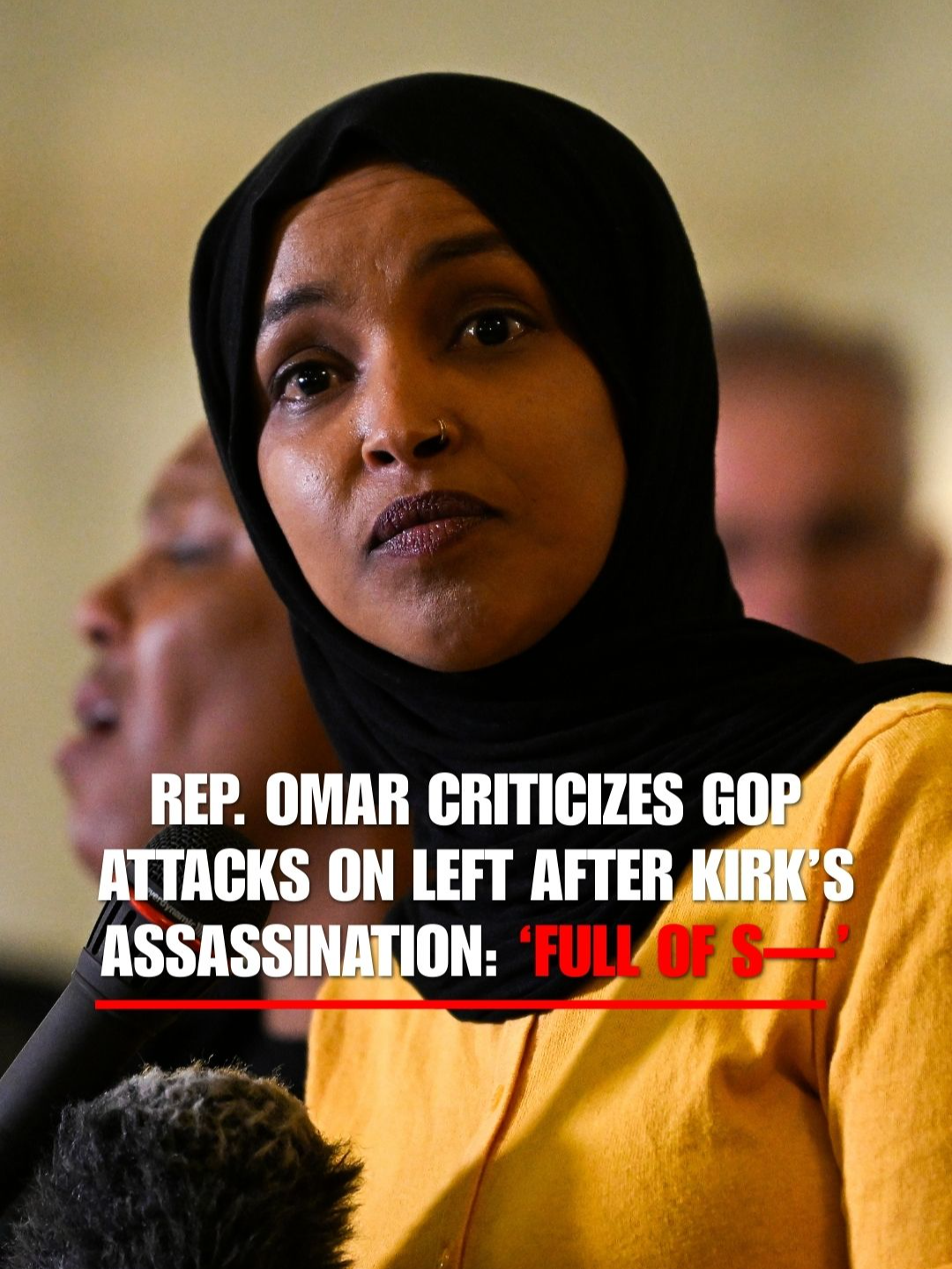 WATCH: Rep. Ilhan Omar condemned GOP criticisms of the left after the assassination of Charlie Kirk, calling them “full of s—” while also expressing sympathy for his family.