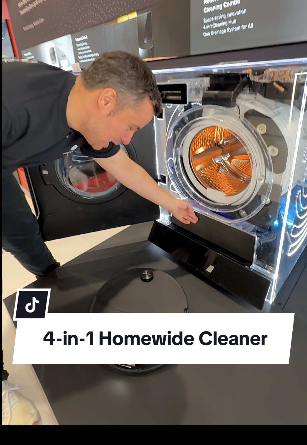 Say hello to Roborock’s 4-in-1 Homewide Cleaner. One device that vacuums, mops, washes, and dries. Smart sensors adjust for soil level and floor type. It even recycles water to clean the mop pads. Perfect for modern homes where space and efficiency matter. #HomeCleaning #SmartHome #VacuumAndMop #WasherDryer #SmartAppliances