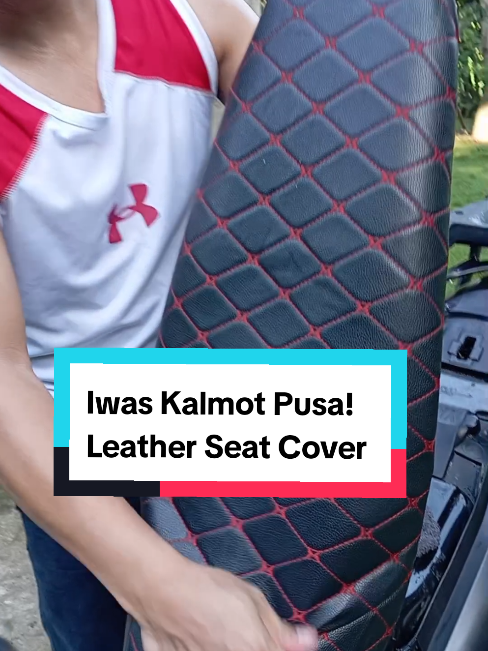 Iwas Kalmot Pusa Motor Seat Cover! #tiktokviral #fypシ゚viral #fypage #seatcover #leatherseatcover 