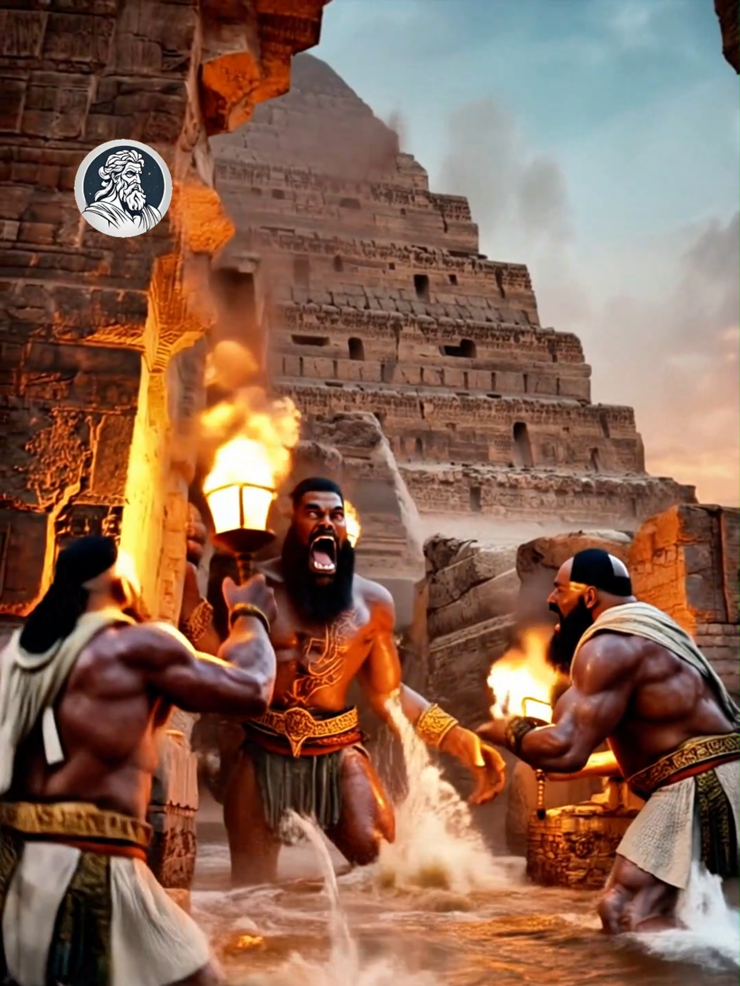 HOW THE PYRAMIDS WERE MADE #cadamitologia #ai #fyp #giants #desert #egypt #pyramids #alien