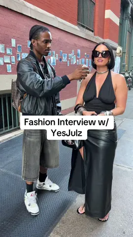 Rate her fit 1-10 🔥 #yesjulz #streetinterview #style #fyp #viral 