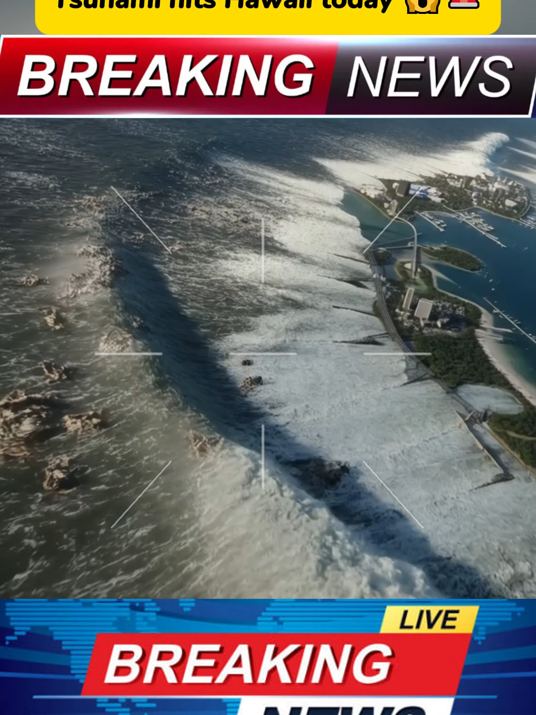 Tsunami hits Hawaii today🆘(8)