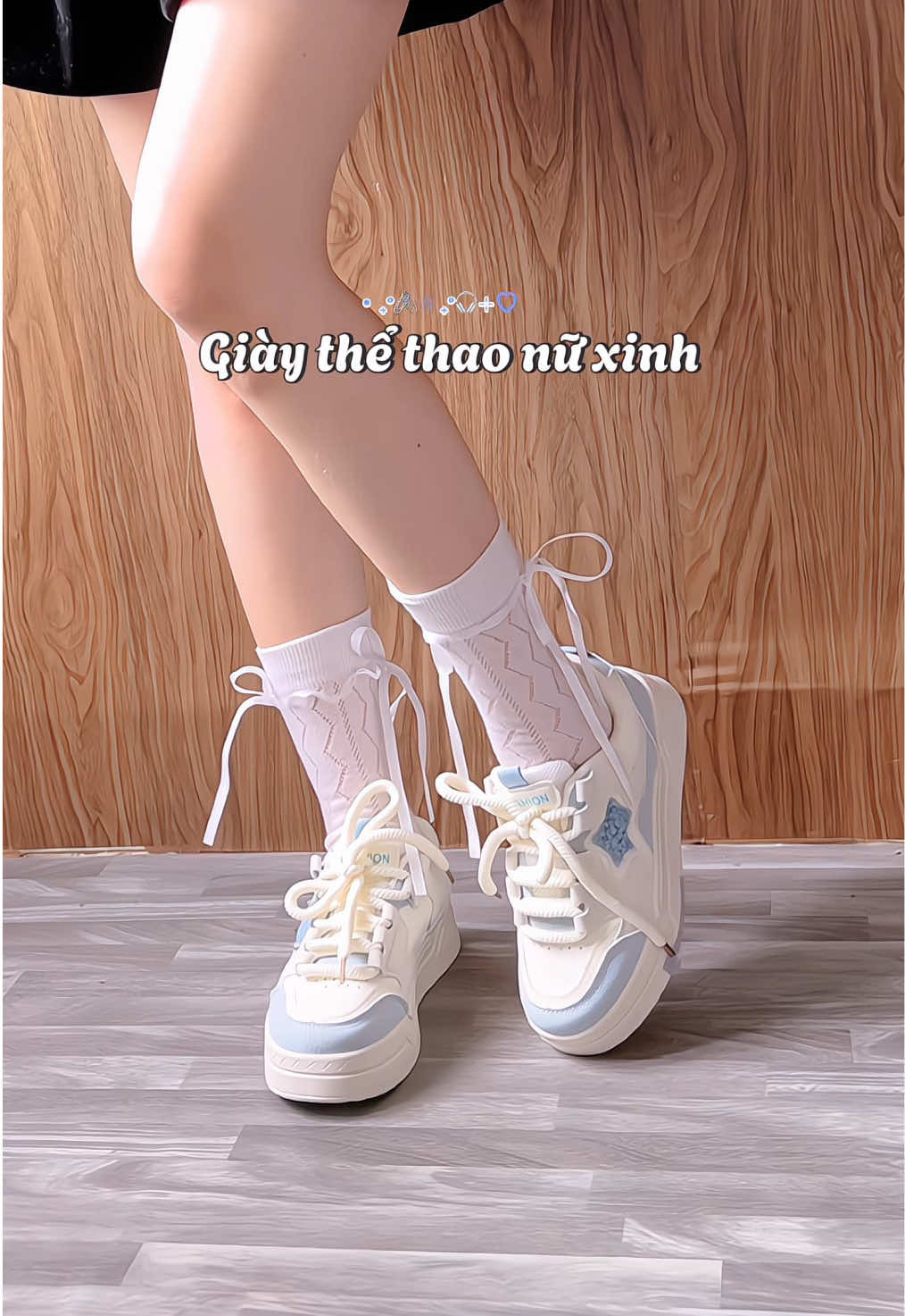 Giày thể thao nữ xinh iuu quá nè, có 2 màu xanh và hồng màu nào cũng xinh hếtt á 🌸🌸🌸 #giaythethao #giaysneaker #giaythethaonu #giaynuxinh #giaynuthoitrang 