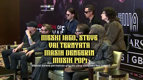 Genre apapun, kalo lagu enak, yaa enak aja yaa om @stevevaihimself 🤭 Saksikan #QNAMETROTV 