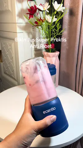 Bikin jus super praktis pakai Blender Portable by Ecentio #blender #blenderportable #blendermini #ecentio #fyp 