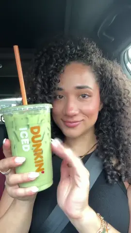 when you’re too lazy to make a matcha so you go to Dunkin’ to try out their Dunkin’ hack blueberry matcha. #dunkinpartner #matcha 
