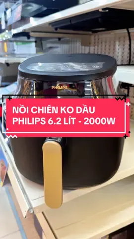 Nồi chiên không dầu Philips 6.2 lít - 2000W #giadungtienich #giadungthongminh #giadung #philips #noichienkhongdau 