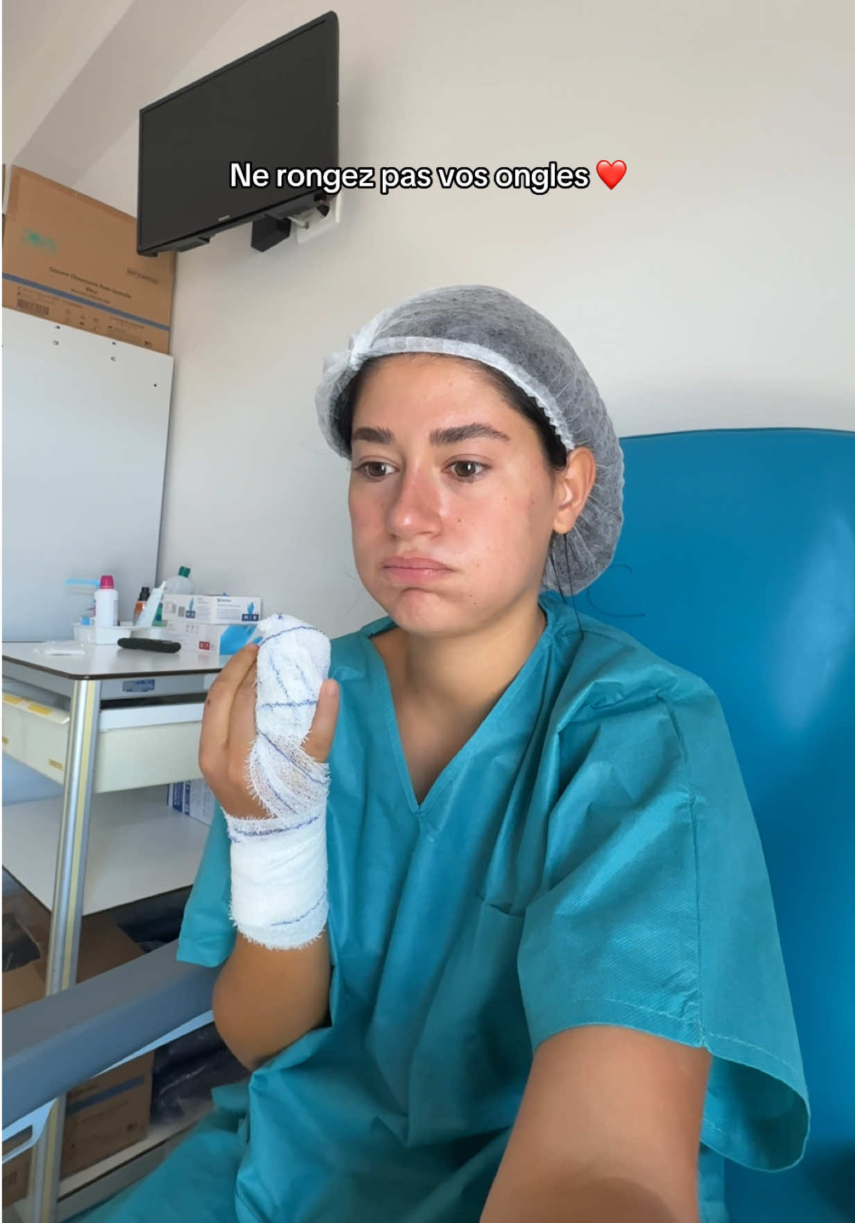 Expérience 0/10 mais respect infini pour tous les soignants #ongles #hopital 