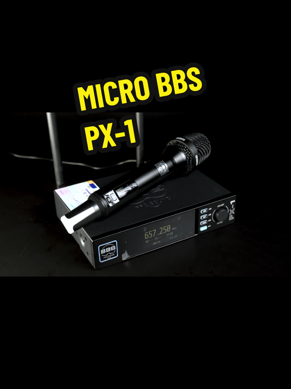 ✨ Micro không dây BBS PX1 – lựa chọn hàng đầu cho sự kiện, karaoke và sân khấu chuyên nghiệp. 🔊 Âm thanh cực trong – chống hú rít – kết nối ổn định 100m. ⚡ Thiết kế sang trọng, pin khỏe lên tới 8h, sẵn sàng cho mọi buổi biểu diễn. 👉 Bạn đang tìm micro không dây cao cấp 2025 cho nhà hàng tiệc cưới, sự kiện, karaoke hay hội trường? Hãy trải nghiệm BBS PX1 – giải pháp âm thanh đẳng cấp cho chuyên gia. #MicroKhongDay #BBS #BBSPX1 #AudioPro #KaraokePro 
