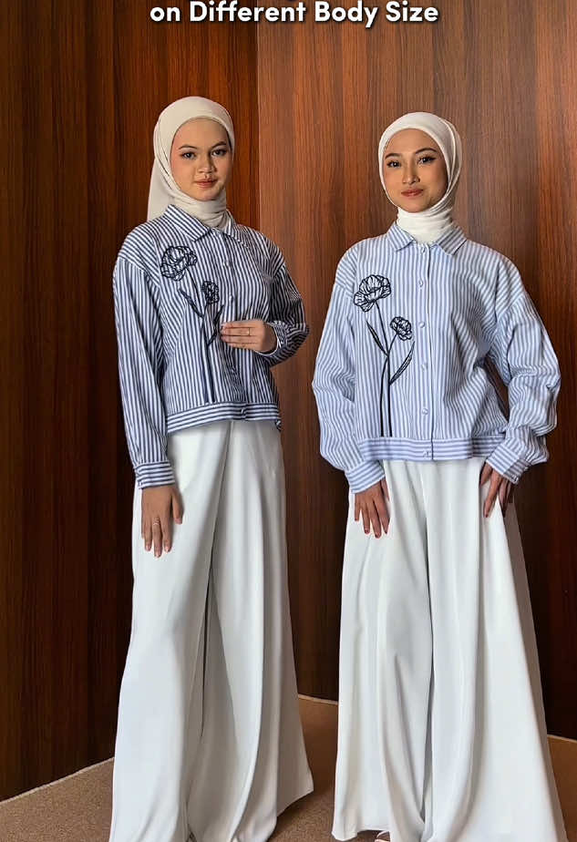 Perbanding BB & TB ini bikin kamu lebih mudah bayangin real-looknya ✨kalian termasuk tim mana nih? #mixandmatch #stripeoutfit #elegantlook  