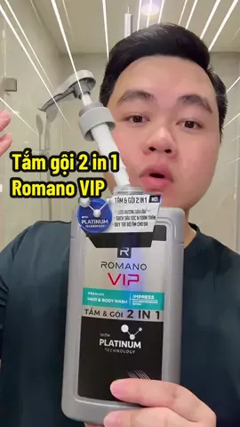 Đàn ông chúng ta thì cần gì cầu kì tắm gội 2in1 này là chân ái mà của Romano VIP nữa thì còn gì bằng, thơm - sang - lôi cuốn #tamgoinam #thomlau #tamgoi2in1 #tranminhdaily 