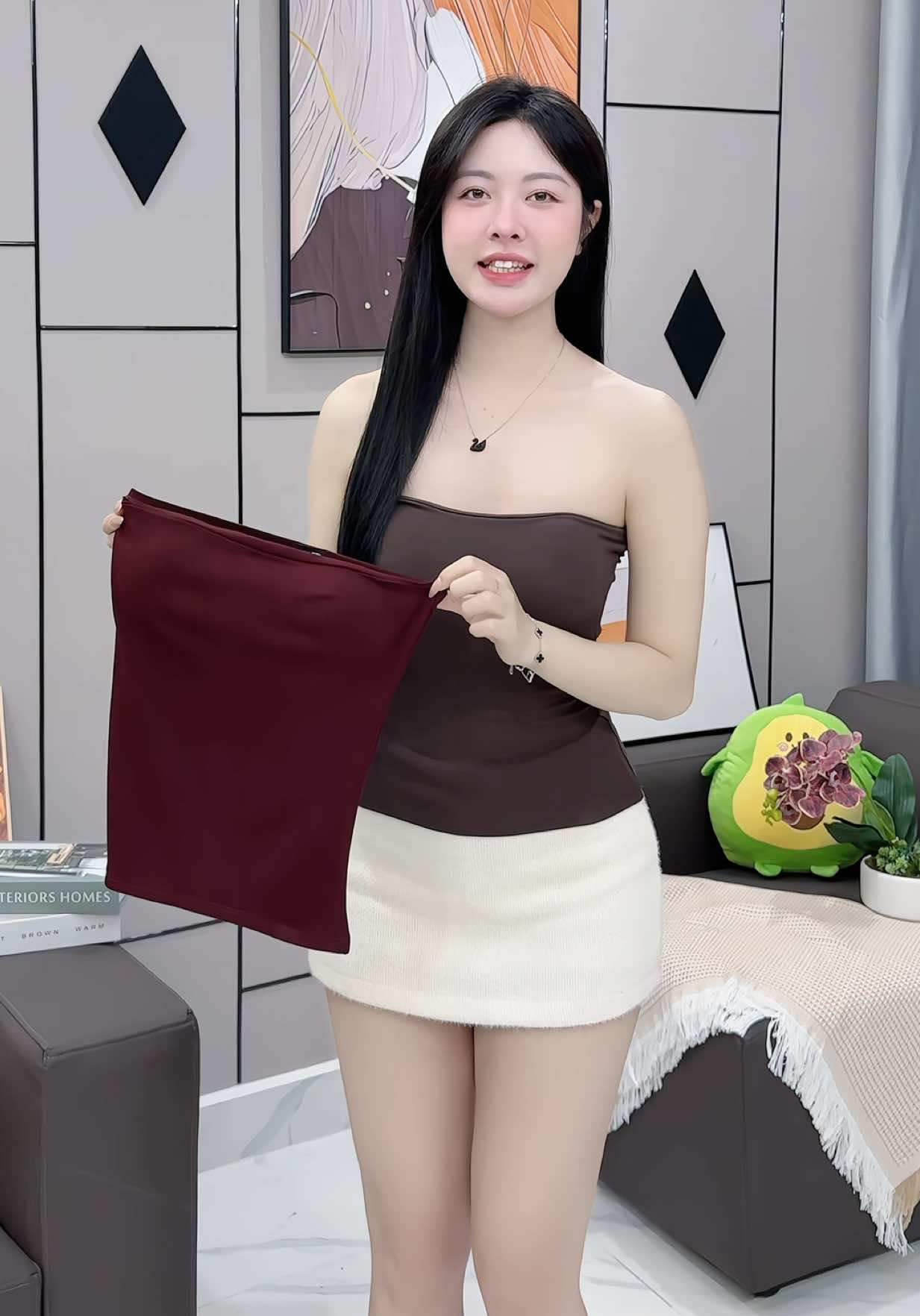 Áo ống có đệm sẵn 💕#aoong #aoquay #aoquaynu #viral 