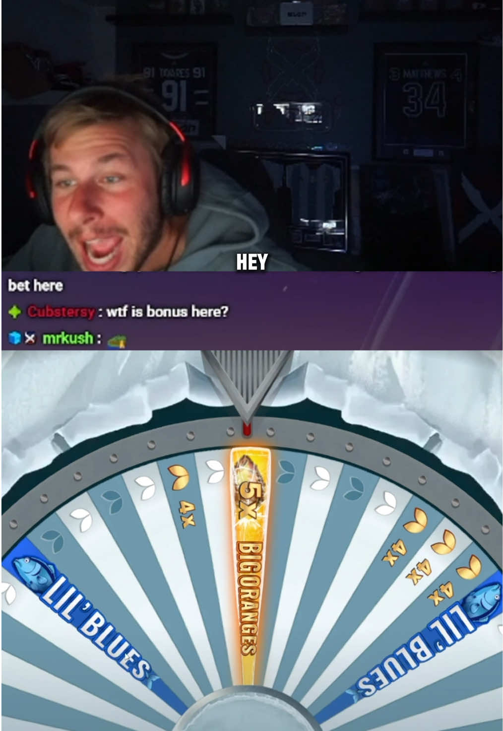 This is big! 5 x Big Fish On Ice Fishing! UFO 10000x  #fyp #foru #icefishing 