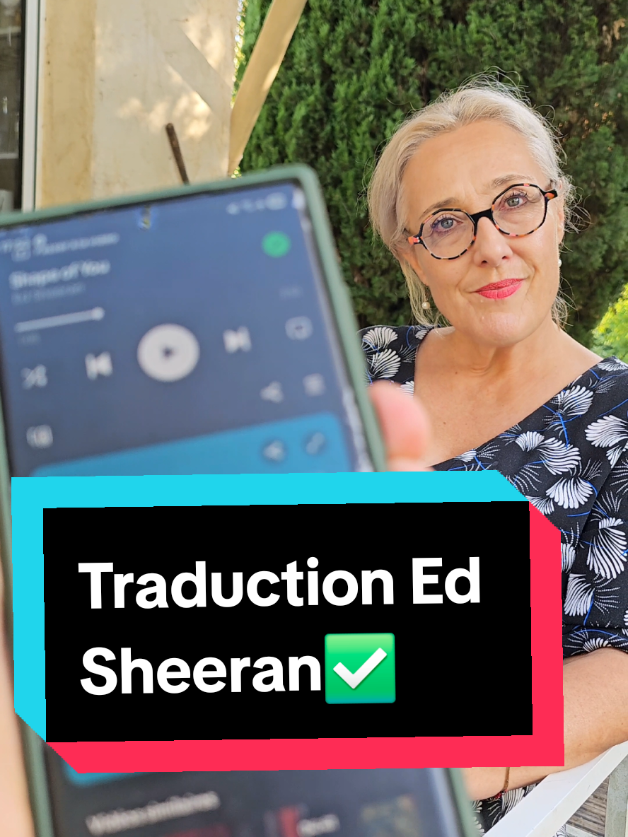 Anglais facile ✅️  Ed Sheeran #anglais #apprendre 