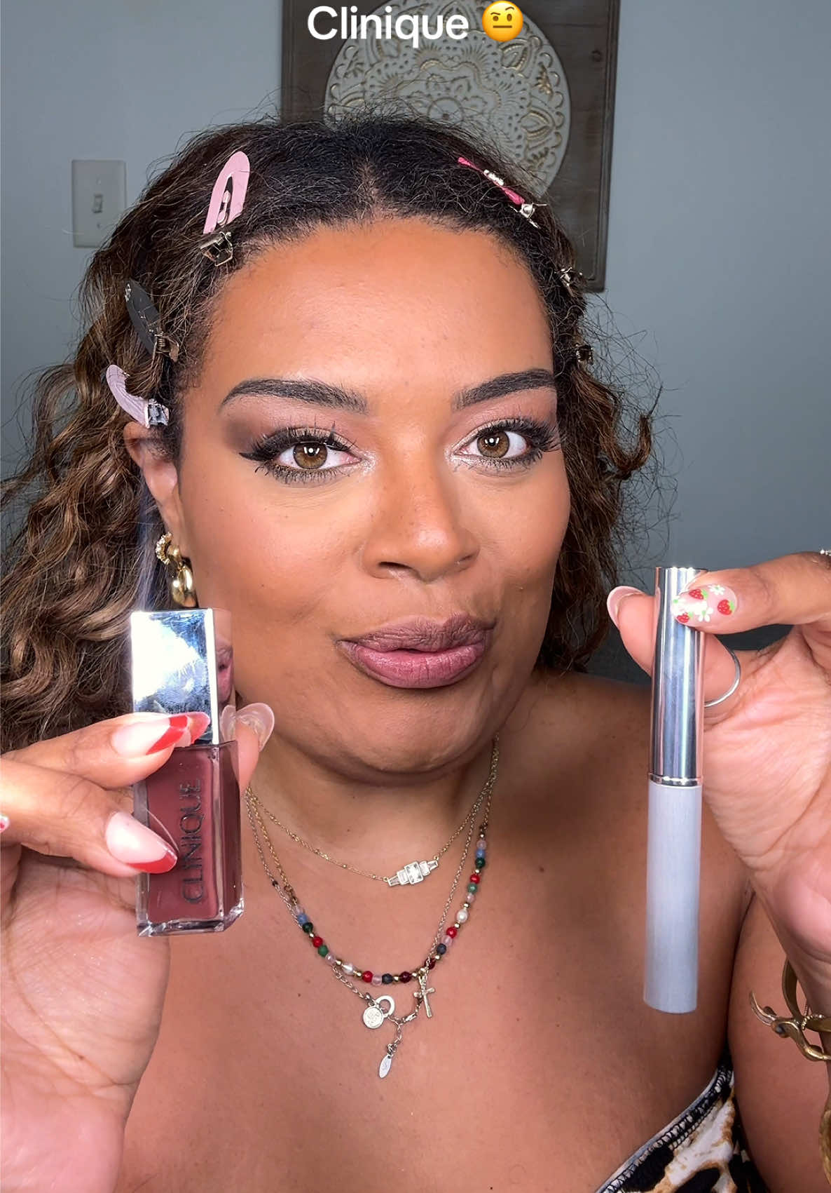 Trying the Almost Lipstick in the new Nude Honey #clinique @Clinique 