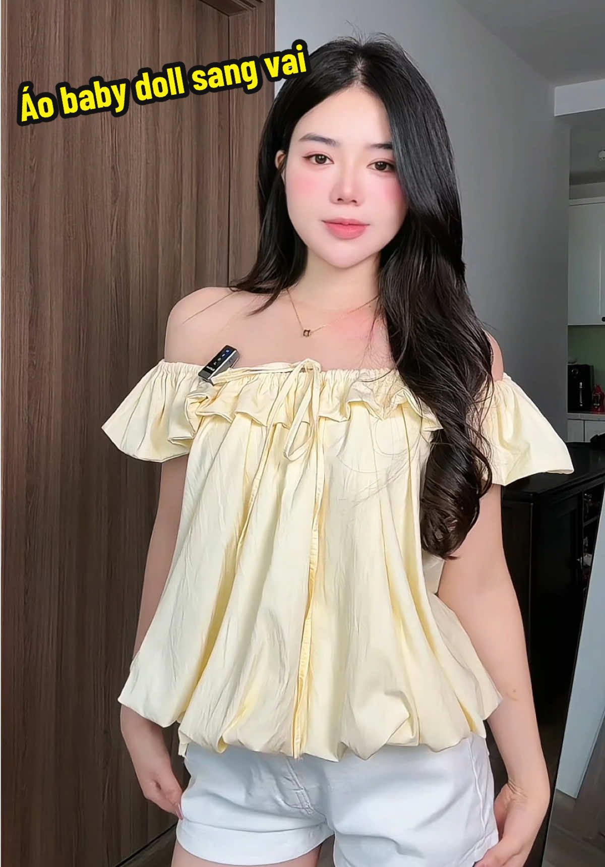 Áo baby doll sang vai xinhh iuu 🥰 #huynhchang #huynhchangreview #huynhchang00 
