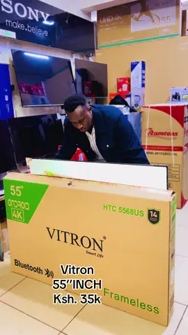 Vitron 55inch Smart Android Tv Frameless  #vitrontv #Vitron55inch #fyb #frameless Dm More Information 