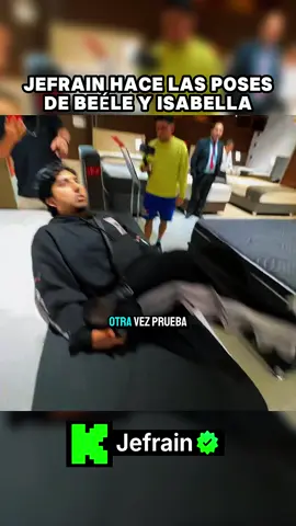 Así se prueban las camas ahora?🤣 #jefrain #beele #isabella #clipviral