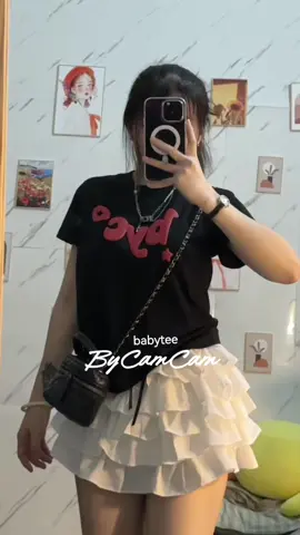 Áo nhà @bycamcam  lúc nào cũng xinhh #bycamcam #aobabytee #review #outfit #fyp 