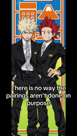 #MHA || I hate how they’re so close fo eachother like damn kirishima, let him breathe(i love it so much i did a back flip) #kamijirou #izuocha #krbk and todoiida #fyp