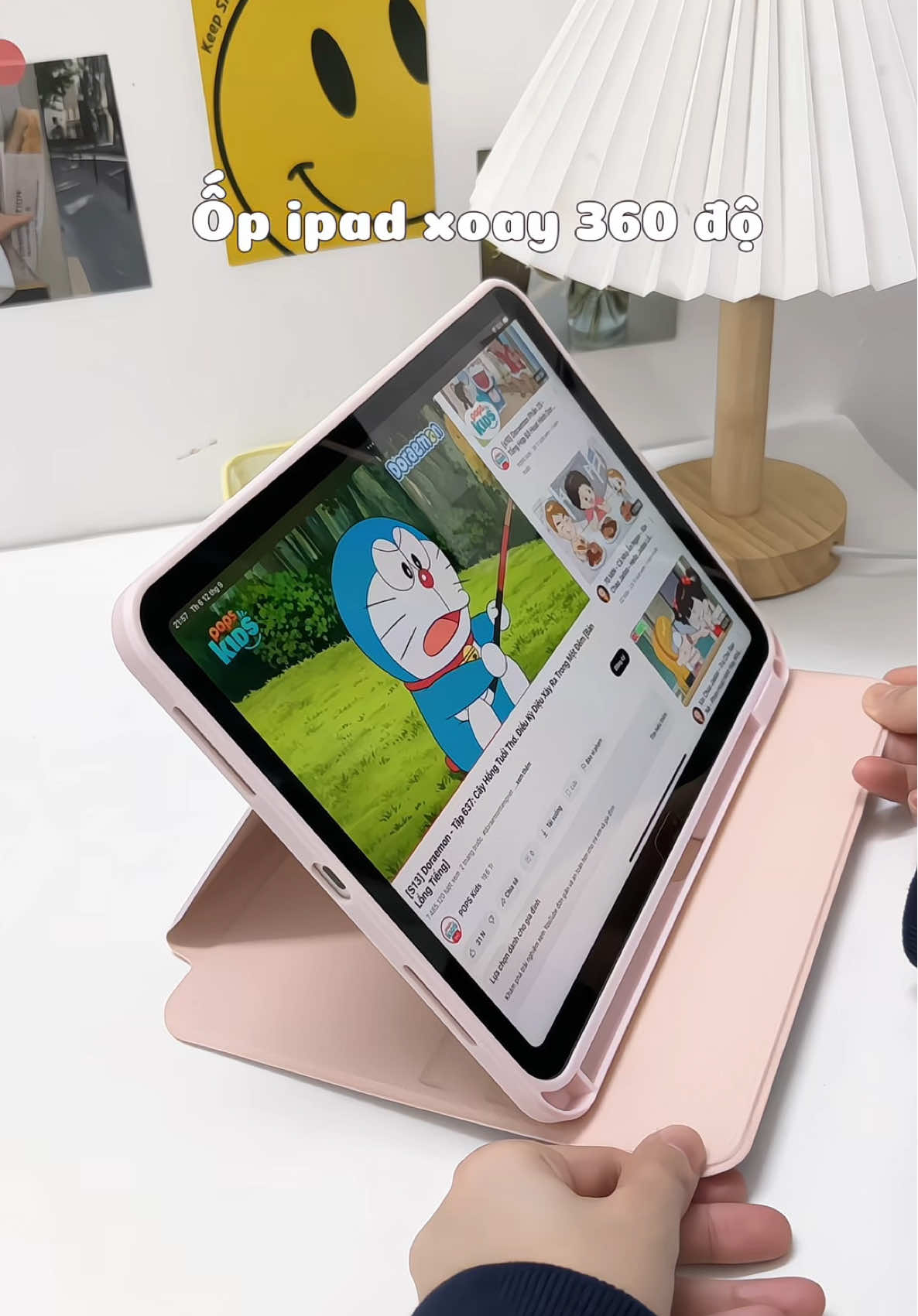Ốp ipad xoay 360 độ tiện lợi mà gi.á hssv lắm nè #opipad #case 