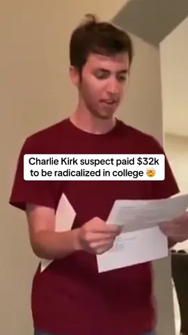 💰 Pais $32k to Unalive Charlie..?! College gives him scholarship to be radicalized #charlie #kirk #charliekirk #turningpoint #turningpointusa #trump #trumpsupporters #donaldtrump #fyp #foryou #foryoupage #foryourpage #fypシ #maga #trending #viral #omg #wow #facts #news #breakingnews #breaking #liberal #democrat #conservative #republican Donald Trump MAGA