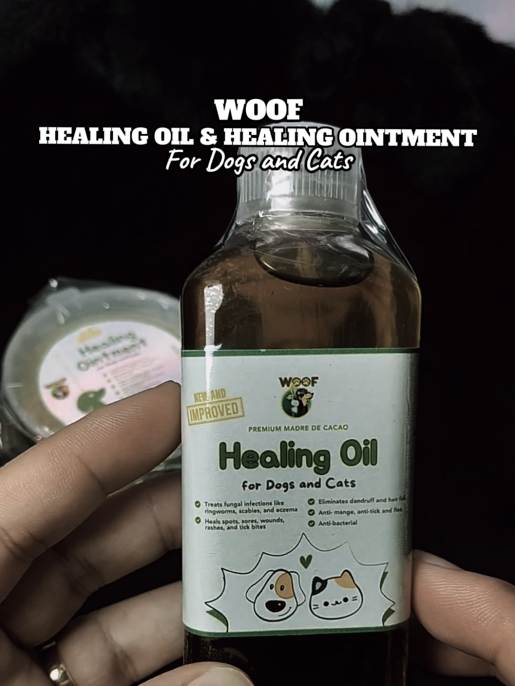 WOOF Healing Oil & Healing Ointment For Dogs & Cats #woof #dogsandcats #TikTokPromote #furbabiesoftiktok #tiktokaffiliate 