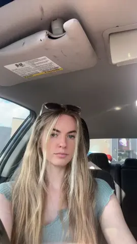 Don’t look at my mascara on the car ceiling it’s not real 
