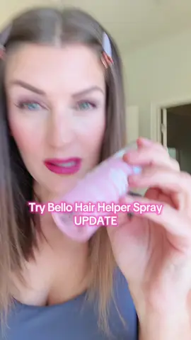 POV: You try a new hair growth spray and now you have baby hairs everywhere 👀😂 I think it’s actually working!! ✨ @TryBello Hair     #HairGrowthSpray #HairGrowthJourney #HairCareTips #HealthyHairGoals #babyhairs 