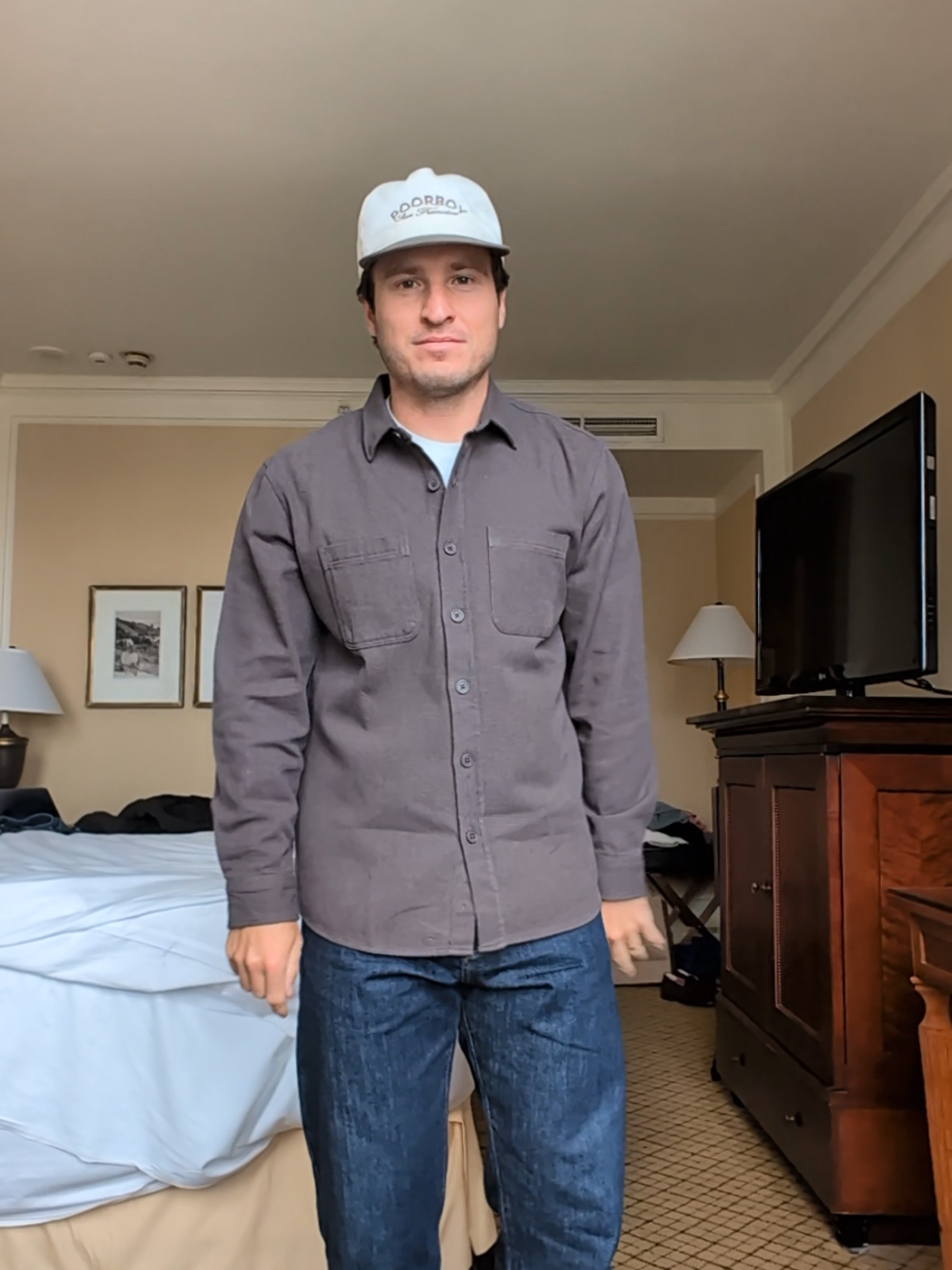 Twill Overshirt from @Abbreviated 🤌 #abbreviatedapparel #abbreviated #clothesforshorterguys #mensstyle 