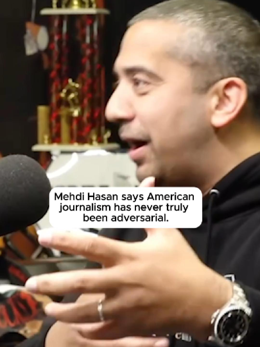 Mehdi Hasan argues US media has always been too cozy with power #mehdihasan #fyp #charlamagnethagod #breakfastclub