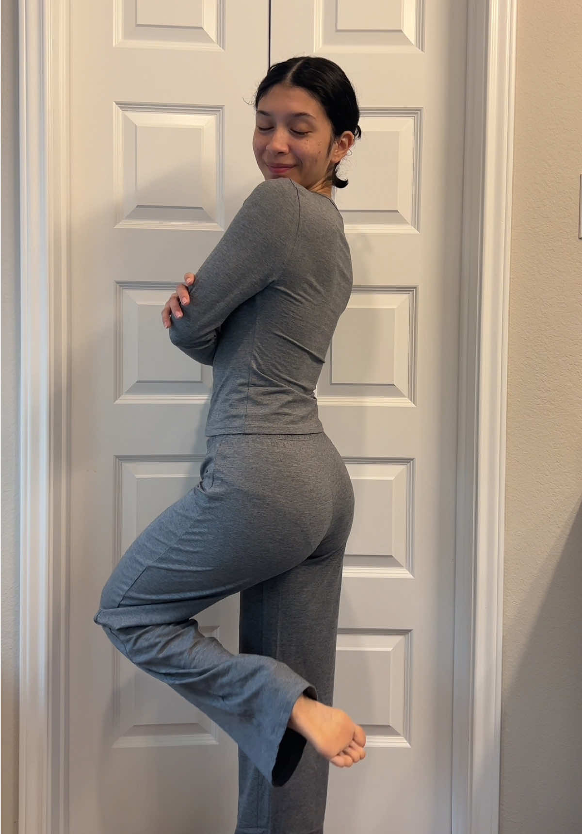 Try on my new cozy set from @Adore Me  Will be living in this until further notice🙂‍↕️🤍 #SOFTTOUCHcollection #adoreme #loungewear #tryon #fyp 
