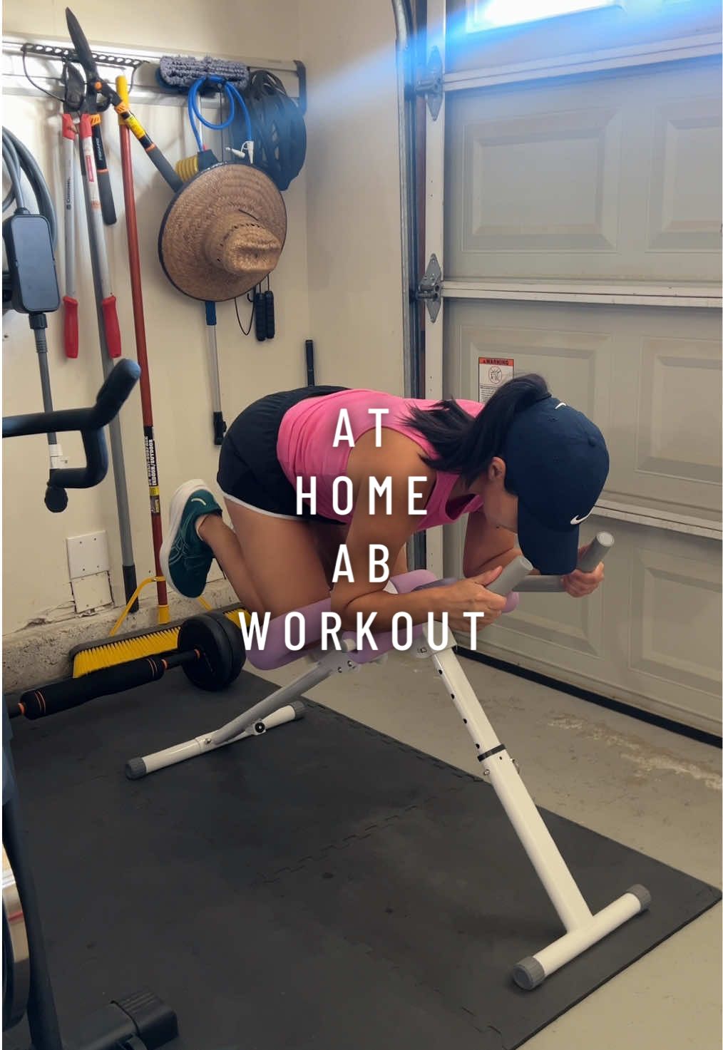 20 min at home ab workout 🥵🔥 I dread these days but it has to get done 😭 #workoutwithme #abworkouts #homegym #abs #fitnessmotivation 