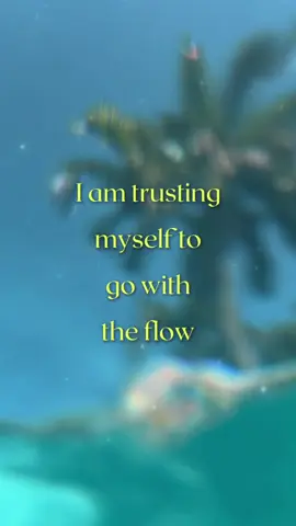Affirmation of the day: I’m trusting myself to go with the flow 🌊 #mantramusic #affirmationsdaily #meditationmusic #trustyourgut #followyourpath 
