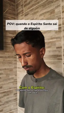 Se um dia você pecar e a sua consciência não pesar o Espírito Santo não está mais contigo… João 16:8 #espiritosanto #pecado #sair 