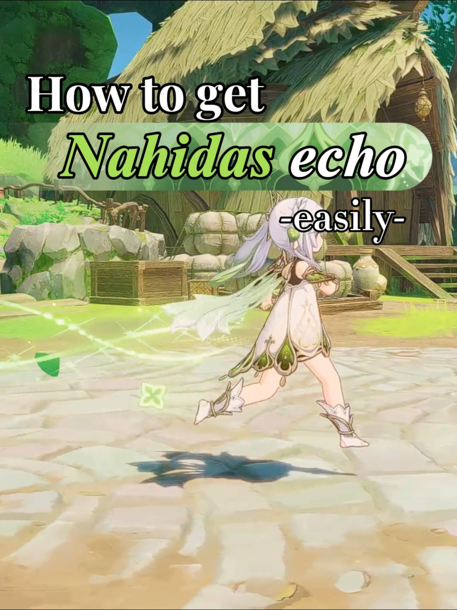 DISCLAIMER: I don't have yelan so i sadly can't make a tutorial for her echo!! #genshinimpact #nahida #echo #guide #help ##hoyocreators #easy #fast #fyp #foryou