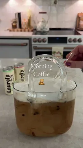 Make my morning coffee with me ☕️🧸🤎🥰 #laurelscoffeepartner #coffee #asmr #coffeetime #satisfying @Laurel's Coffee 