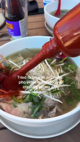 I still ate tho but with a sip of water between every single bite 😵 #pho #beefpho #vietnamese 